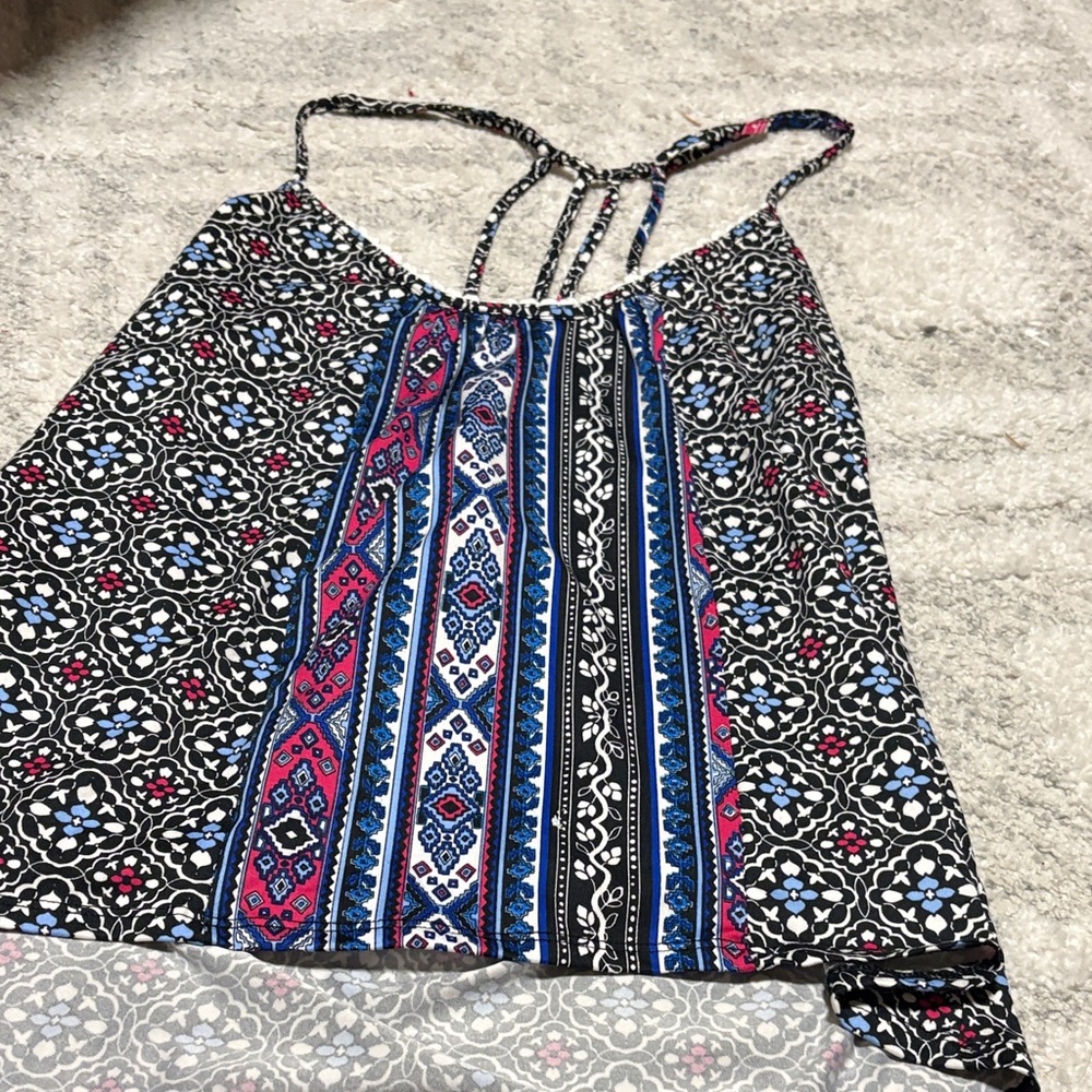 Women's Multicolor Patterned Top